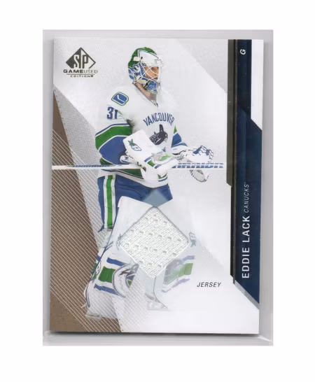 2014-15 SP Game Used Gold Jerseys #44 Eddie Lack E (30-X39-CANUCKS)