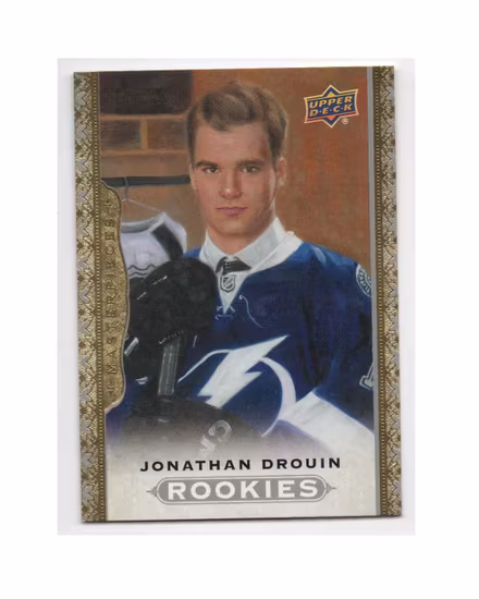 2014-15 UD Masterpieces #171 Jonathan Drouin RC (30-X160-LIGHTNING)