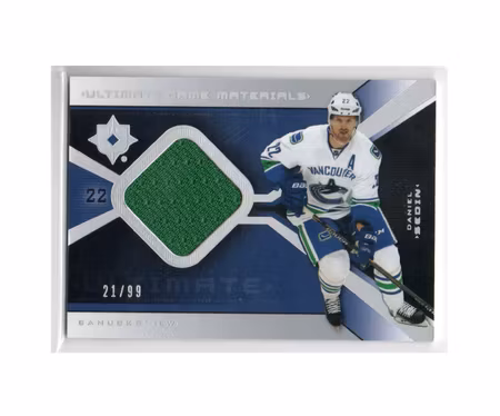 2014-15 Ultimate Collection '04-05 Retro Ultimate Memorabilia #UGJDS Daniel Sedin (40-X39-CANUCKS)