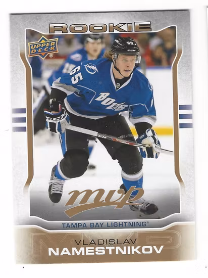 2014-15 Upper Deck MVP #51 Vladislav Namestnikov RC (10-X97-LIGHTNING)