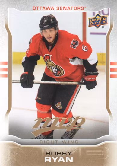 2014-15 Upper Deck MVP #211 Bobby Ryan SP (10-X13-SENATORS)