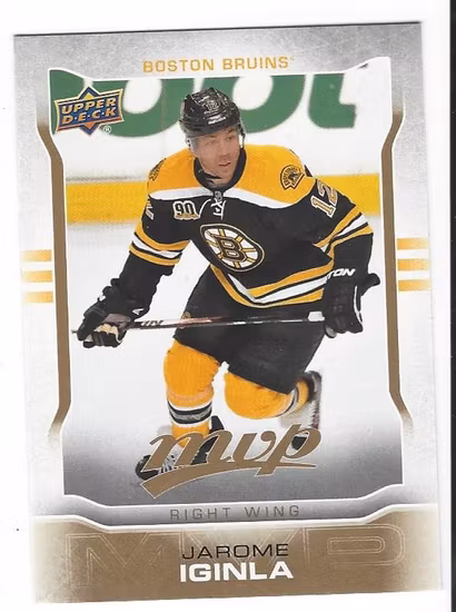 2014-15 Upper Deck MVP #234 Jarome Iginla SP (10-X116-BRUINS)