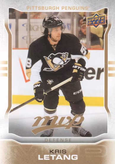 2014-15 Upper Deck MVP #275 Kris Letang SP (10-X24-PENGUINS)