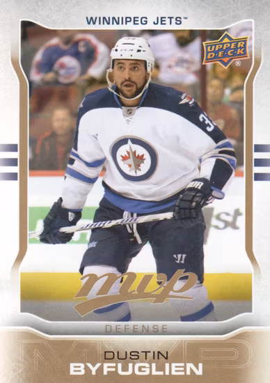 2014-15 Upper Deck MVP #276 Dustin Byfuglien SP (10-X24-NHLJETS)