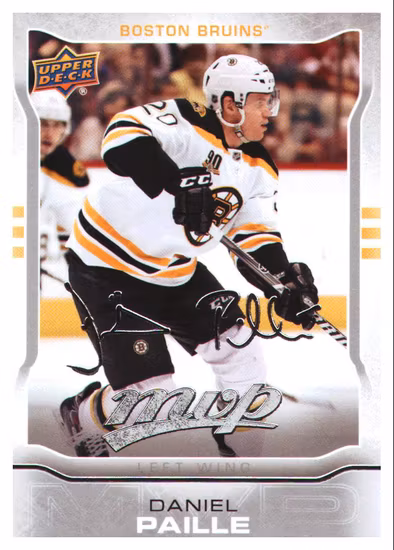 2014-15 Upper Deck MVP Silver Script #71 Daniel Paille (10-X14-BRUINS)