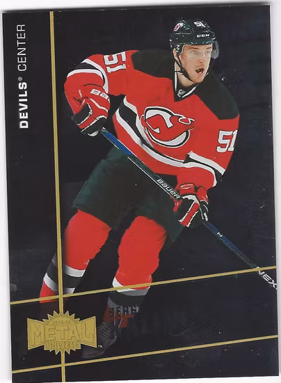2015-16 Fleer Showcase Metal Universe #MU26 Sergei Kalinin (10-X83-DEVILS)