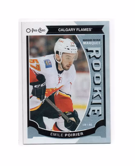 2015-16 O-Pee-Chee #526 Emile Poirier RC (12-X158-FLAMES)