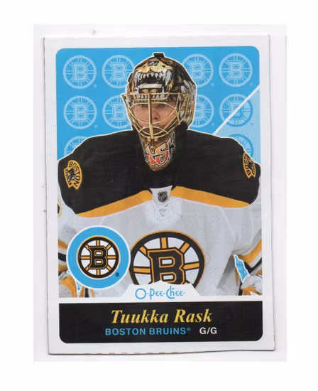 2015-16 O-Pee-Chee Box Bottoms #0 Tuukka Rask (10-X147-BRUINS)