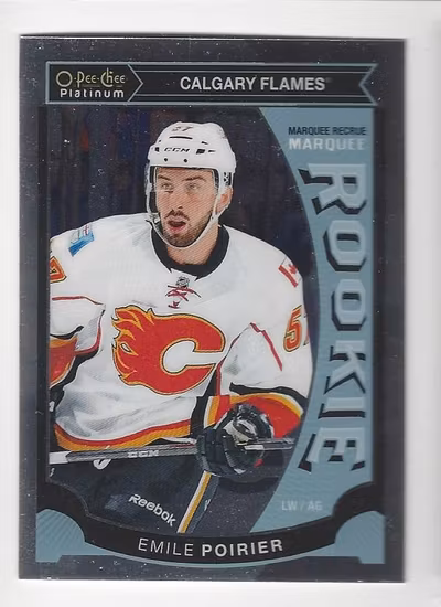 2015-16 O-Pee-Chee Platinum Marquee Rookies #M2 Emile Poirier (15-263x3-FLAMES)