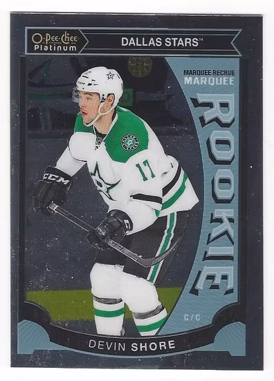 2015-16 O-Pee-Chee Platinum Marquee Rookies #M14 Devin Shore (12-156x8-NHLSTARS)