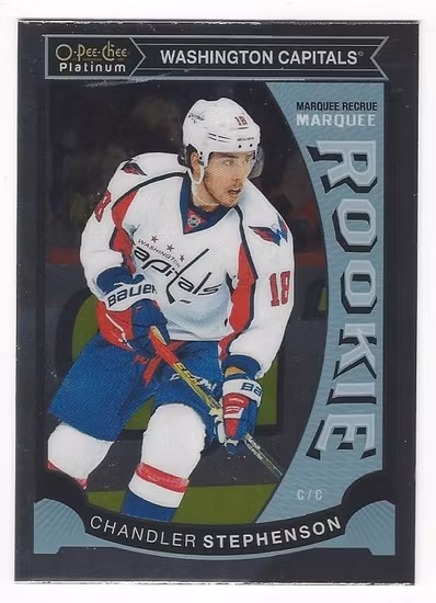 2015-16 O-Pee-Chee Platinum Marquee Rookies #M31 Chandler Stephenson (12-X77-CAPITALS)