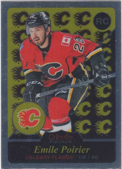 2015-16 O-Pee-Chee Platinum Retro #R72 Emile Poirier (15-168x7-FLAMES)