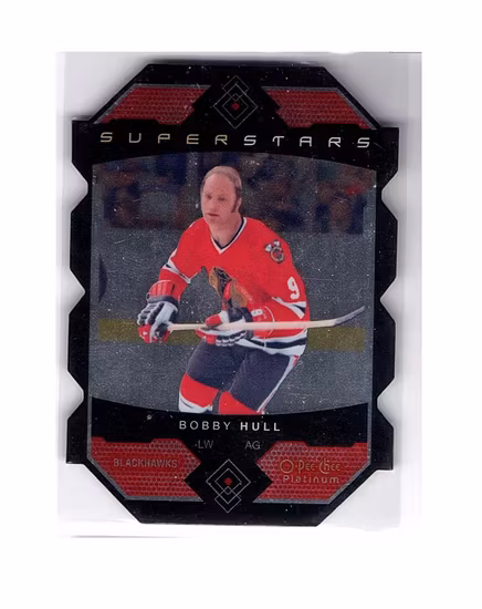 2015-16 O-Pee-Chee Platinum Superstars Die Cuts #SS16 Bobby Hull (40-X33-BLACKHAWKS)