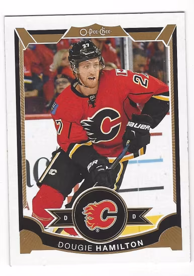 2015-16 O-Pee-Chee Update #U2 Dougie Hamilton (10-X105-FLAMES)