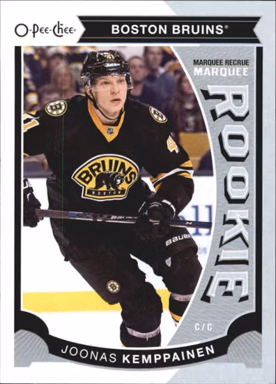 2015-16 O-Pee-Chee Update #U33 Joonas Kemppainen (10-X78-BRUINS)