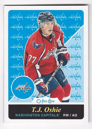 2015-16 O-Pee-Chee Update Retro #U10 T.J. Oshie (12-286x9-CAPITALS)