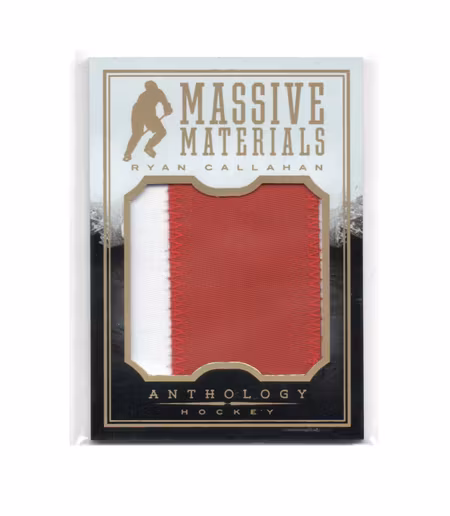 2015-16 Panini Anthology Massive Materials Prime #73 Ryan Callahan (40-X282-RANGERS+LIGHTNING)