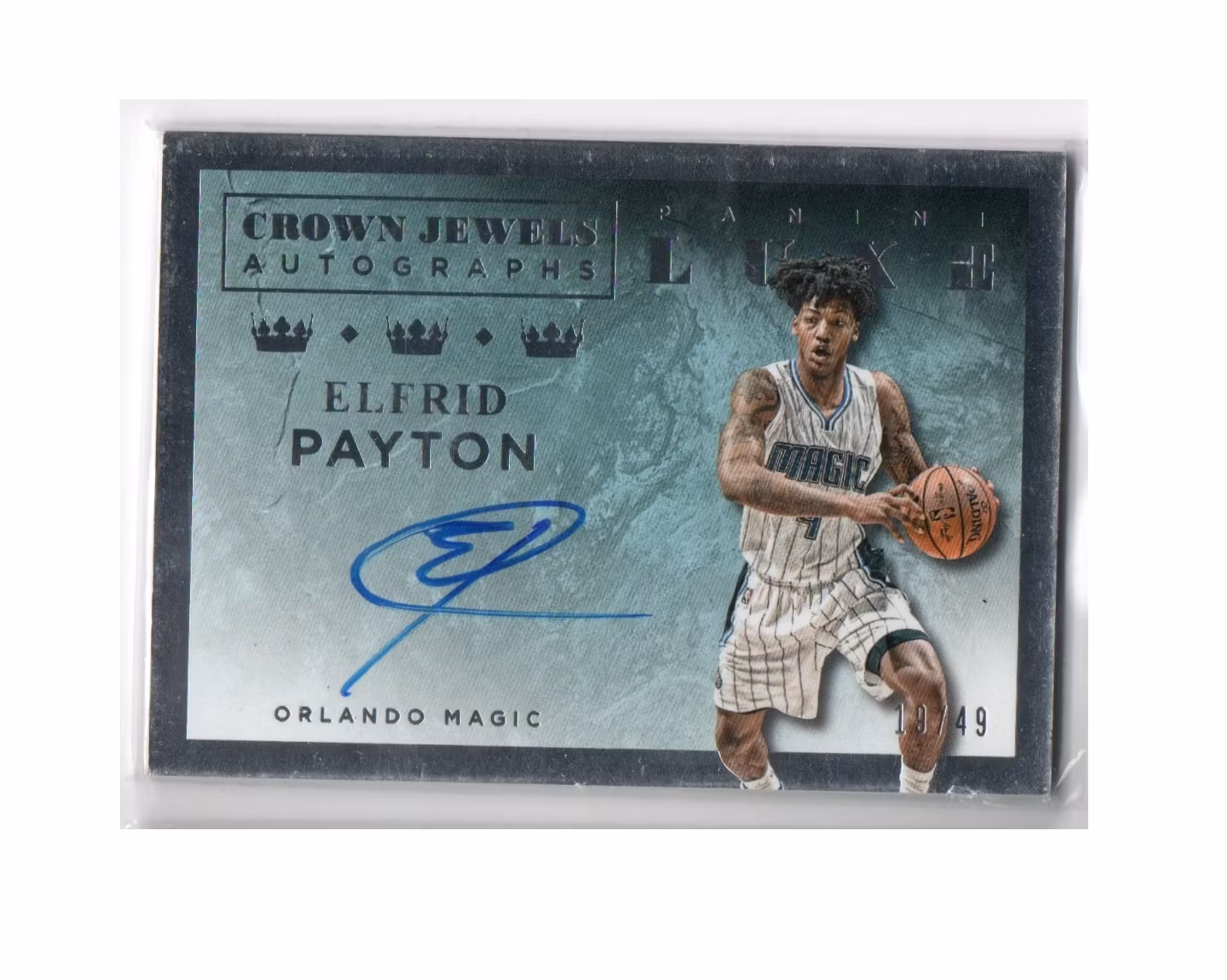 2015-16 Panini Luxe Crown Jewels Autographs #14 Elfrid Payton (100-X221-NBAMAGIC)