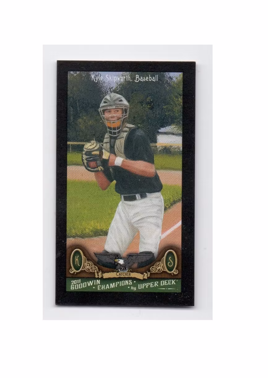 2011 Upper Deck Goodwin Champions Mini Black #231 Kyle Skipworth SP (10-X211-MLB)