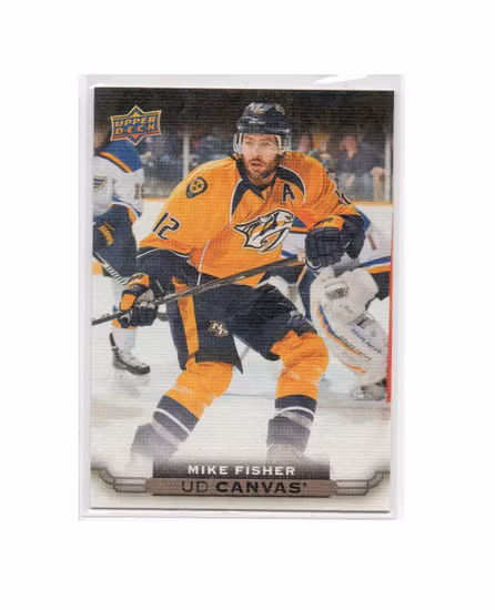 2015-16 Upper Deck Canvas #C51 Mike Fisher (10-X6-PREDATORS)