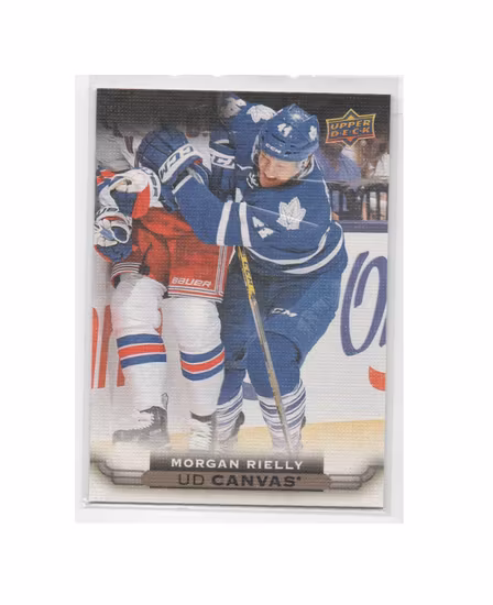 2015-16 Upper Deck Canvas #C83 Morgan Rielly (12-X4-MAPLE LEAFS)