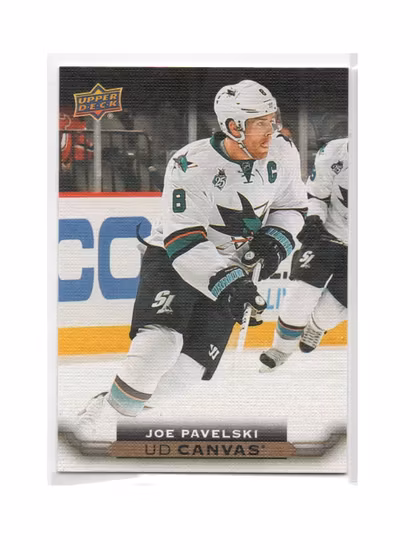 2015-16 Upper Deck Canvas #C190 Joe Pavelski (10-X197-SHARKS)