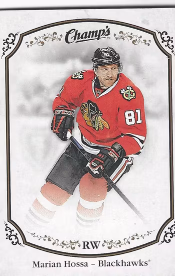 2015-16 Upper Deck Champ's #224 Marian Hossa SP (10-X87-BLACKHAWKS)