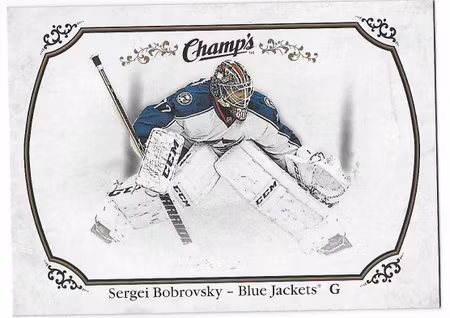 2015-16 Upper Deck Champ's #235 Sergei Bobrovsky SP (10-X46-BLUEJACKETS)
