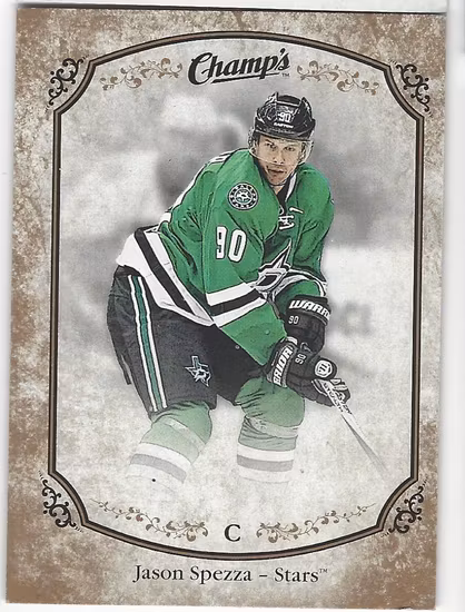 2015-16 Upper Deck Champ's Gold Variant Front #208 Jason Spezza SP (15-158x1-NHLSTARS)