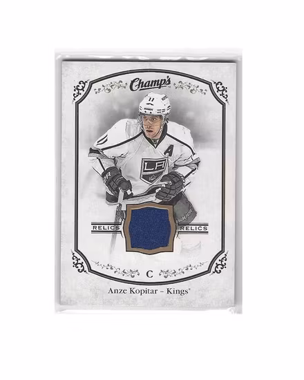 2015-16 Upper Deck Champ's Jerseys #JAK Anze Kopitar C (80-X116-NHLKINGS)