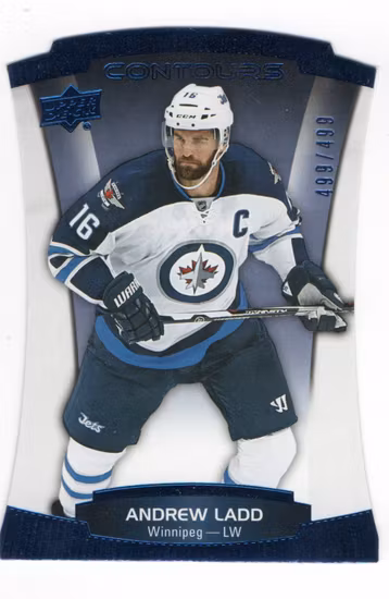 2015-16 Upper Deck Contours Blue #11 Andrew Ladd (15-X59-NHLJETS)