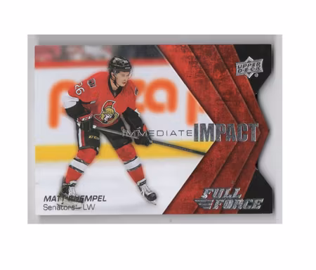 2015-16 Upper Deck Full Force Immediate Impacts #IIMP Matt Puempel (10-X210-SENATORS)
