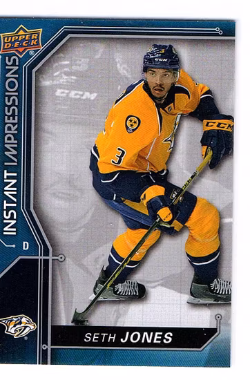 2015-16 Upper Deck Instant Impressions #II7 Seth Jones (12-X98-PREDATORS)