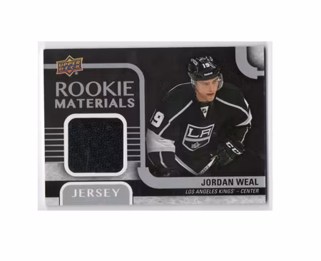 2015-16 Upper Deck Rookie Materials #RMJW Jordan Weal D (25-X101-NHLKINGS)