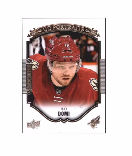 2015-16 Upper Deck UD Portraits #P75 Max Domi (25-X47-COYOTES)