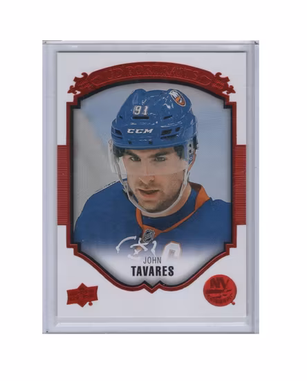 2015-16 Upper Deck UD Portraits Red #P3 John Tavares (25-X99-ISLANDERS)