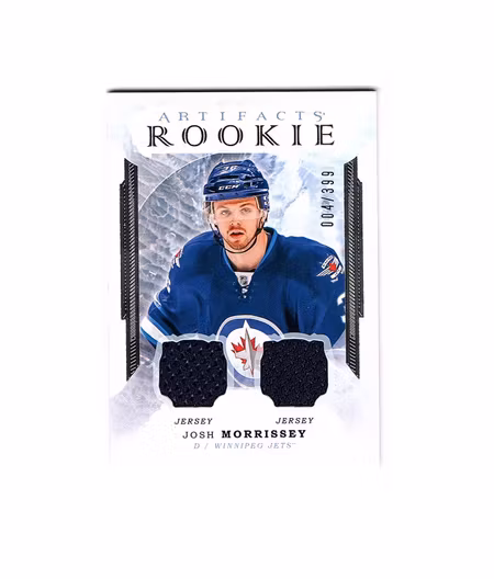 2016-17 Artifacts Materials Silver #164 Josh Morrissey (40-X12-NHLJETS)