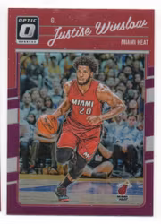 2016-17 Donruss Optic Holo #39 Justise Winslow (15-X235-NBAHEAT)
