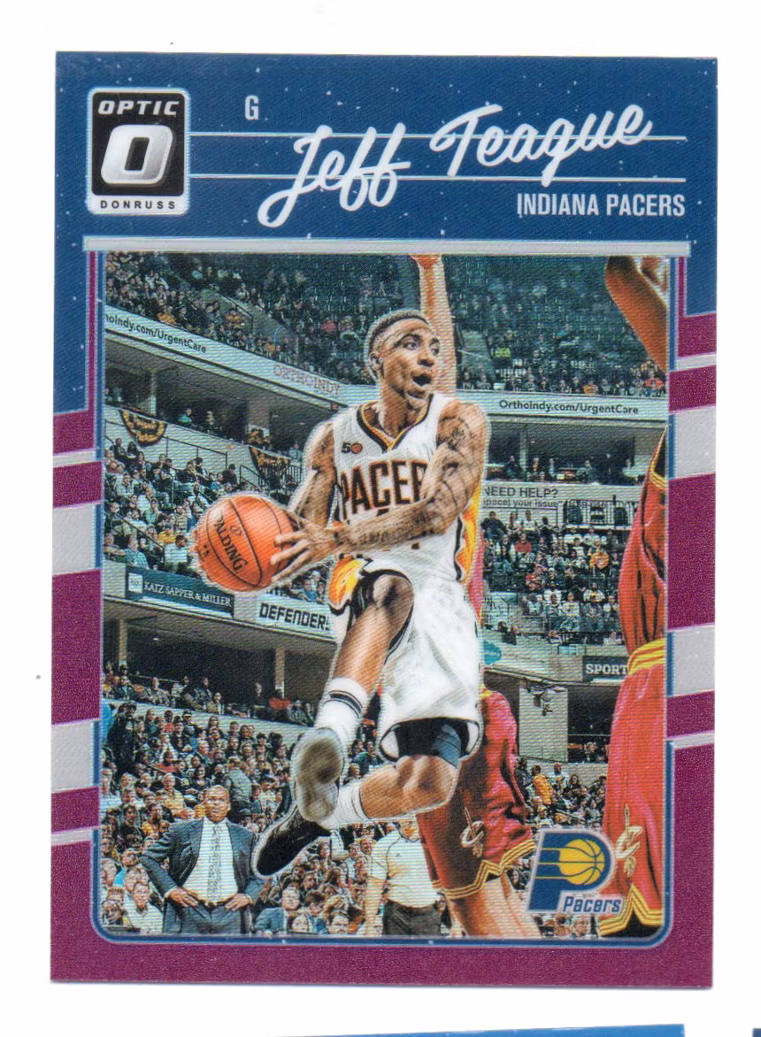 2016-17 Donruss Optic Holo #91 Jeff Teague (20-X235-NBAPACERS)