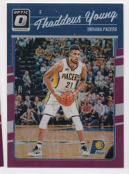 2016-17 Donruss Optic Holo #96 Thaddeus Young (20-X235-NBAPACERS)