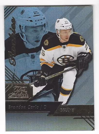 2016-17 Fleer Showcase Flair #47 Brandon Carlo R0 (15-19x5-BRUINS)