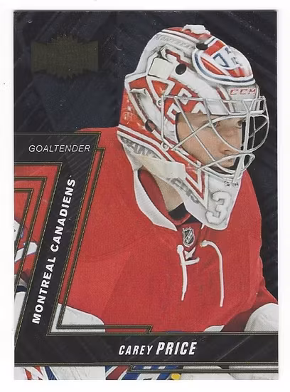 2016-17 Fleer Showcase Metal Universe #MU3 Carey Price (30-X84-CANADIENS)