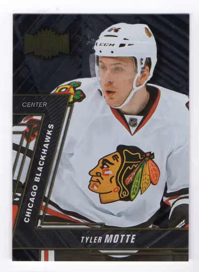 2016-17 Fleer Showcase Metal Universe #MU36 Tyler Motte (10-236x1-BLACKHAWKS)