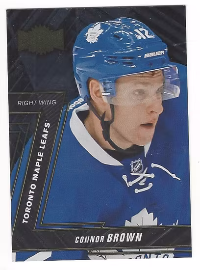 2016-17 Fleer Showcase Metal Universe #MU38 Connor Brown (15-242x6-MAPLE LEAFS)