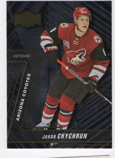 2016-17 Fleer Showcase Metal Universe #MU46 Jakob Chychrun (12-X70-COYOTES)