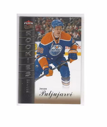 2016-17 Fleer Showcase Ultra Rookies #U20 Jesse Puljujarvi (50-268x4-OILERS)