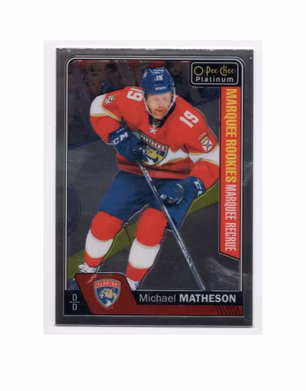 2016-17 O-Pee-Chee Platinum #153 Michael Matheson RC (10-X148-RC-NHLPANTHERS)