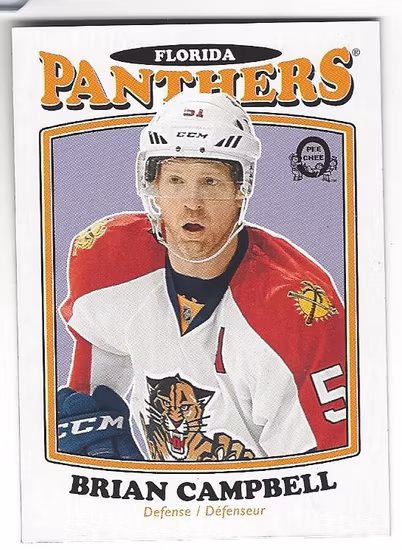 2016-17 O-Pee-Chee Retro #49 Brian Campbell (12-171x2-NHLPANTHERS)