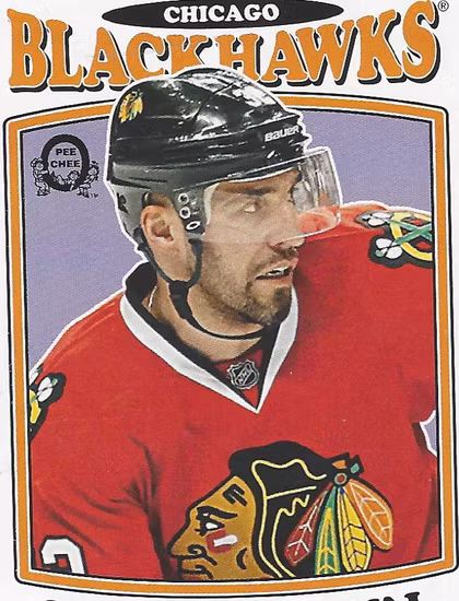 2016-17 O-Pee-Chee Retro #59 Michal Rozsival (12-X42-BLACKHAWKS)