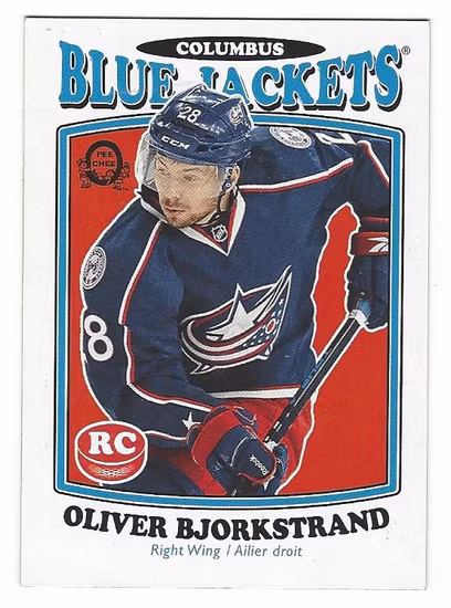 2016-17 O-Pee-Chee Retro #556 Oliver Bjorkstrand (12-X118-BLUEJACKETS)